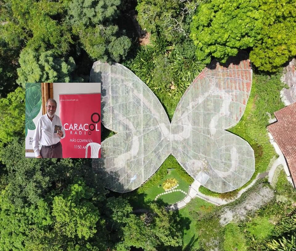 El mariposario uno de los atractivos del jardín Botánico del Quindío. Foto: Cortesía Jardín Botánico/ Caracol Radio
