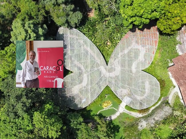 El mariposario uno de los atractivos del jardín Botánico del Quindío. Foto: Cortesía Jardín Botánico/ Caracol Radio