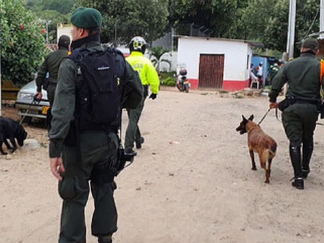 Policía ocupó un sector de Girón donde actúa el microtráfico