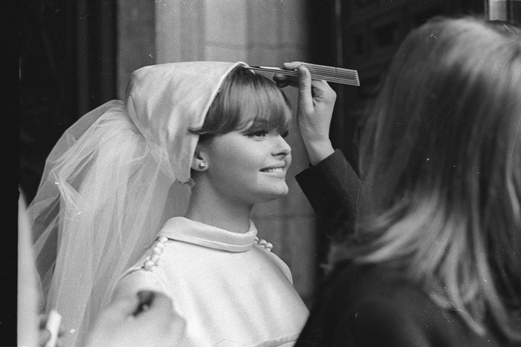 January 01, 1965, Madrid, Spain. The actress and singer Rocio Durcal, filming "Acompaname".  (Photo by Gianni Ferrari/Cover/Getty Images)