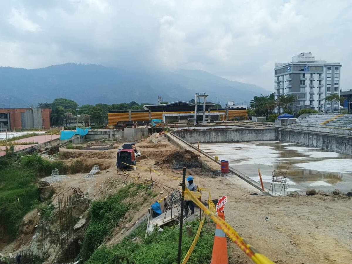 ¿Qué viene para las obras de las piscinas olímpicas de la calle 42 de Ibagué?
