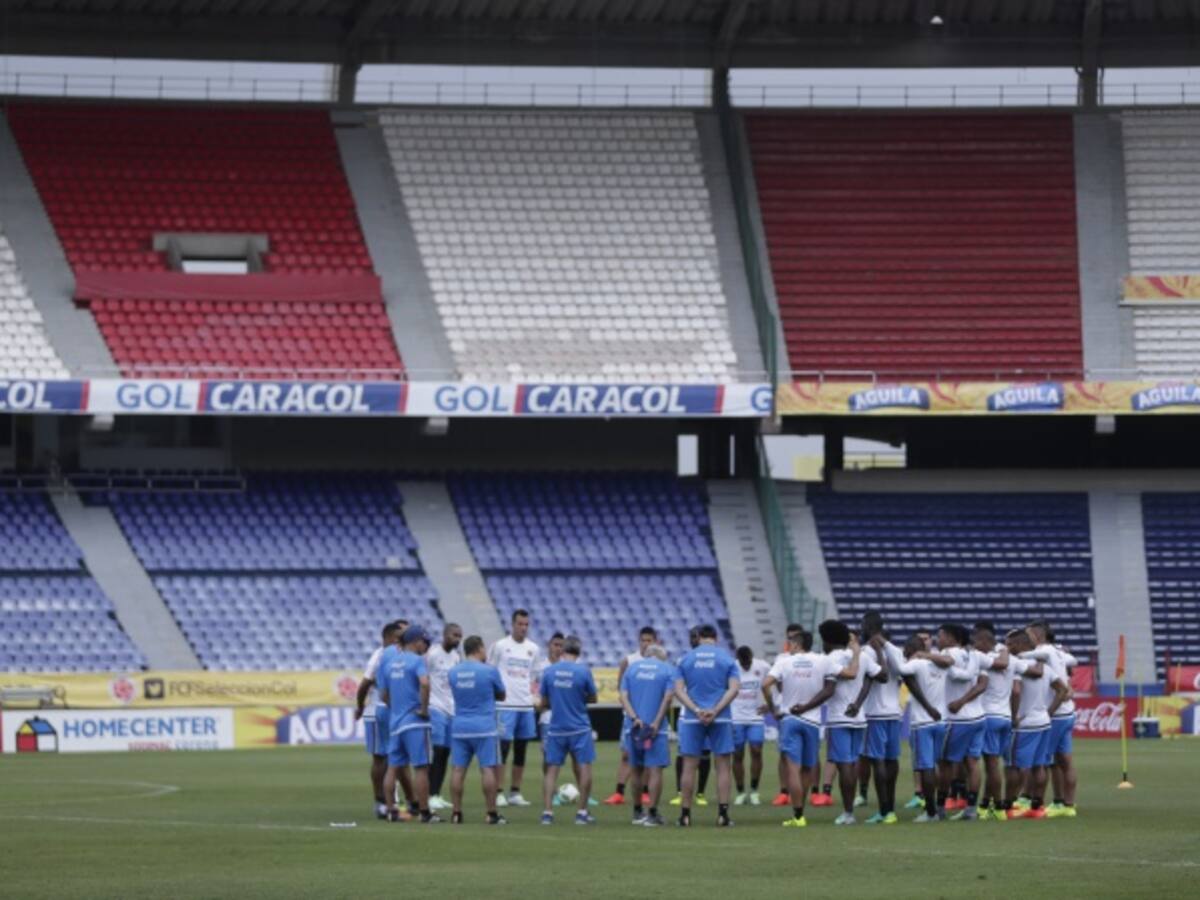 En imágenes: El entrenamiento en la casa de la Selección
