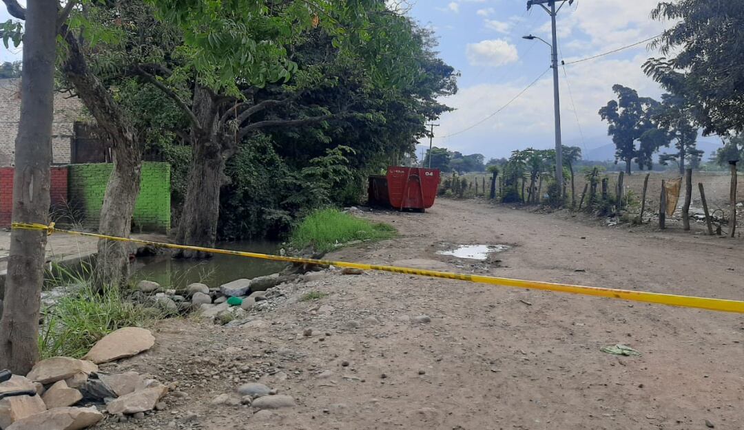 Lugar donde fue encontrado el cuerpo