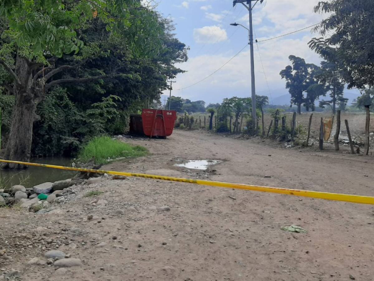 Cuerpo desmembrado fue hallado dentro de un costal en la frontera