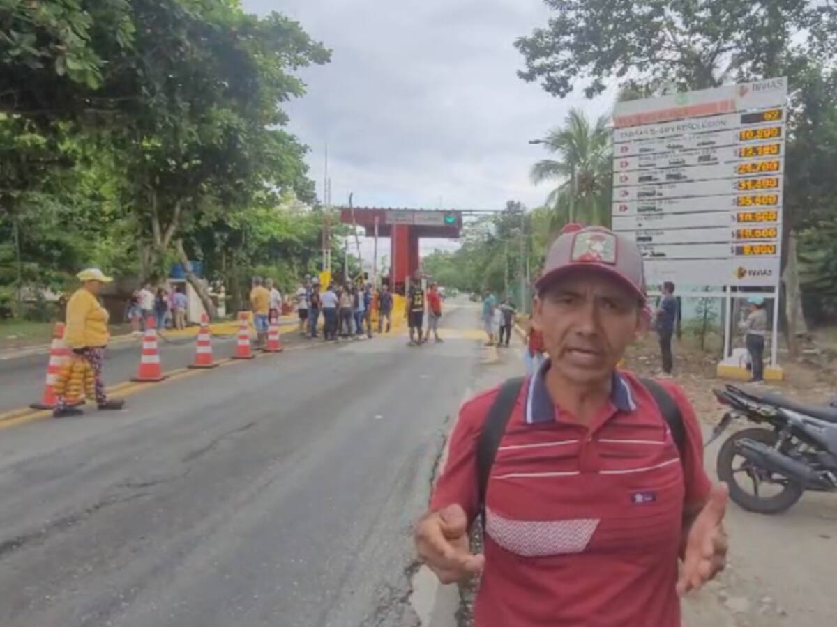 “No queremos el peaje”: Es el mensaje de las comunidades de El Playón al Invías