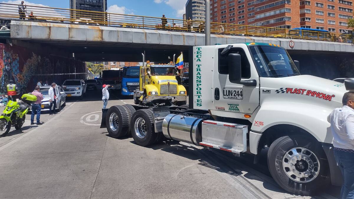 Sector de carga se movilizó en contra del alza de precios de ACPM propuesto por Ecopetrol