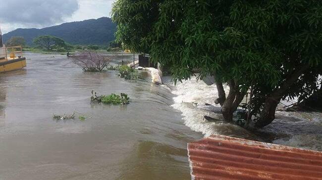 Sur de Bolívar en emergencia por desbordamientos de los ríos Cauca y Magdalena. Foto: Cortesía/ Luis Tarrá.