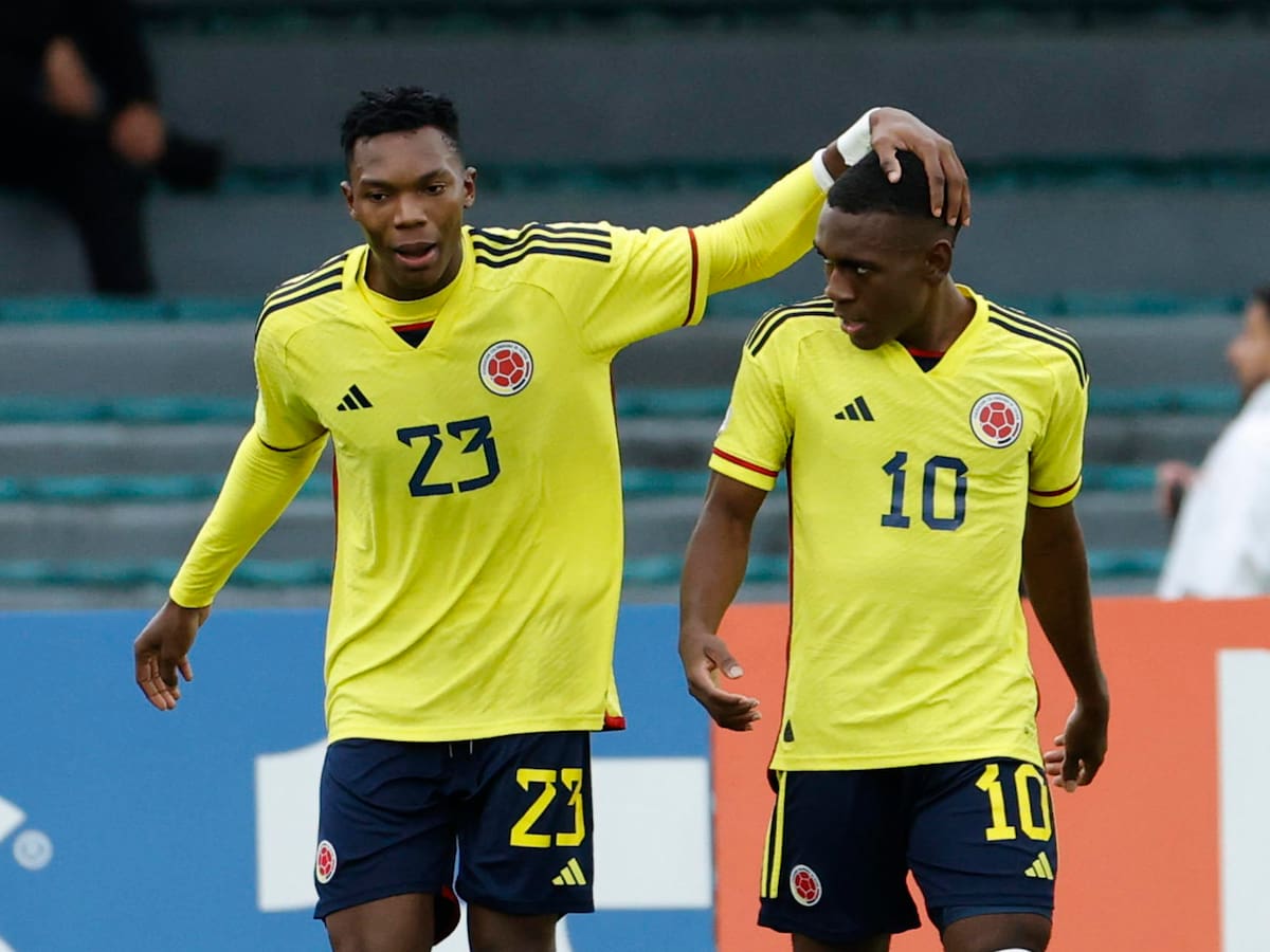 Manyoma y Cabezas marcaron dos golazos para el triunfo de la Selección Sub-20