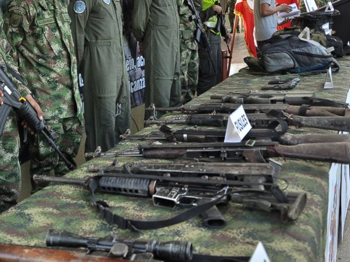 Recuperan los cinco fusiles del armerillo del Hospital Militar