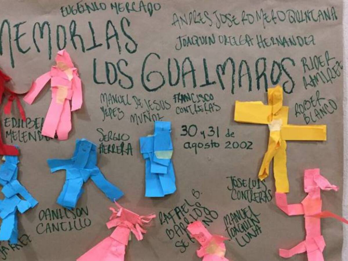Los Montes de María recuerdan a víctimas de la masacre en finca Los Guáimaros