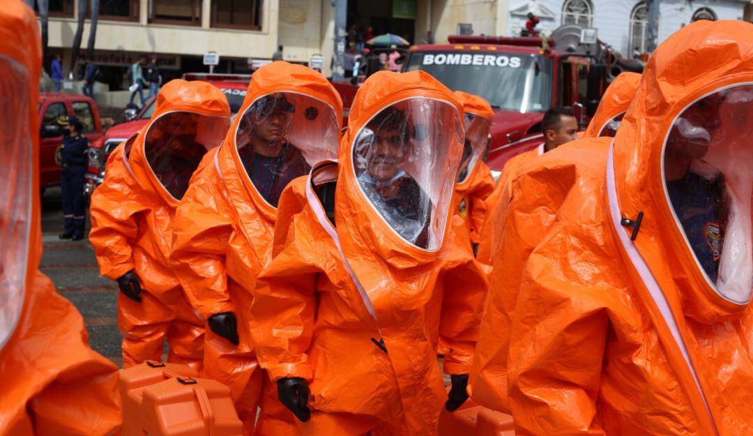 Entrega de equipos especializados a los cuerpos de bomberos de Caldas