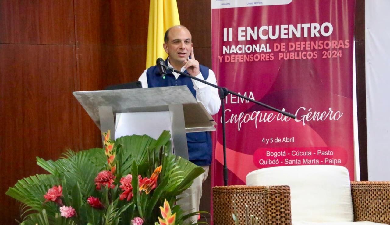 Carlos Camargo, Defensor del Pueblo, en el segundo Encuentro Nacional de Defensores Públicos de la Defensoría del Pueblo