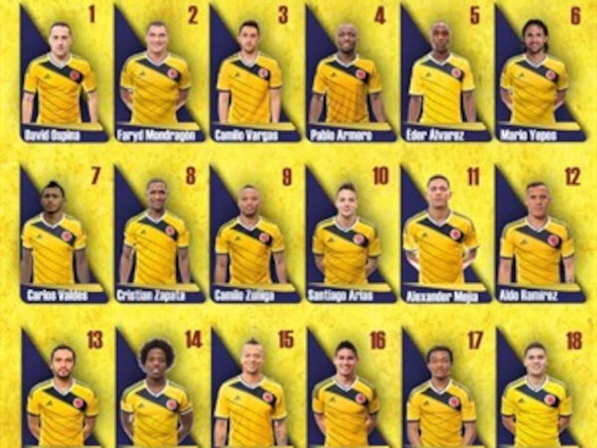 Conozca los 23 convocados de Colombia al Mundial Brasil 2014