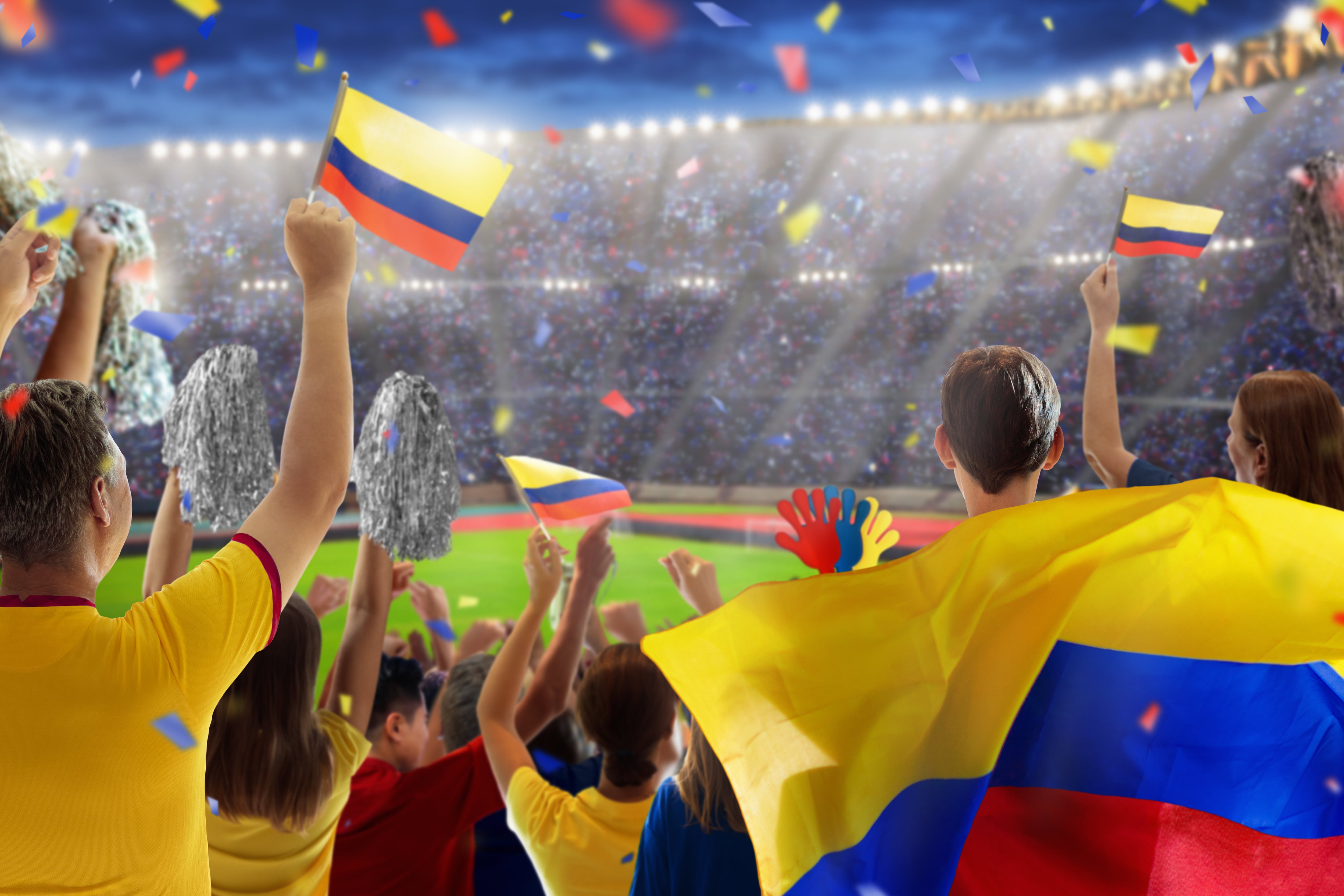 Hinchada de la Selección Colombia - Foto vía: Getty Images