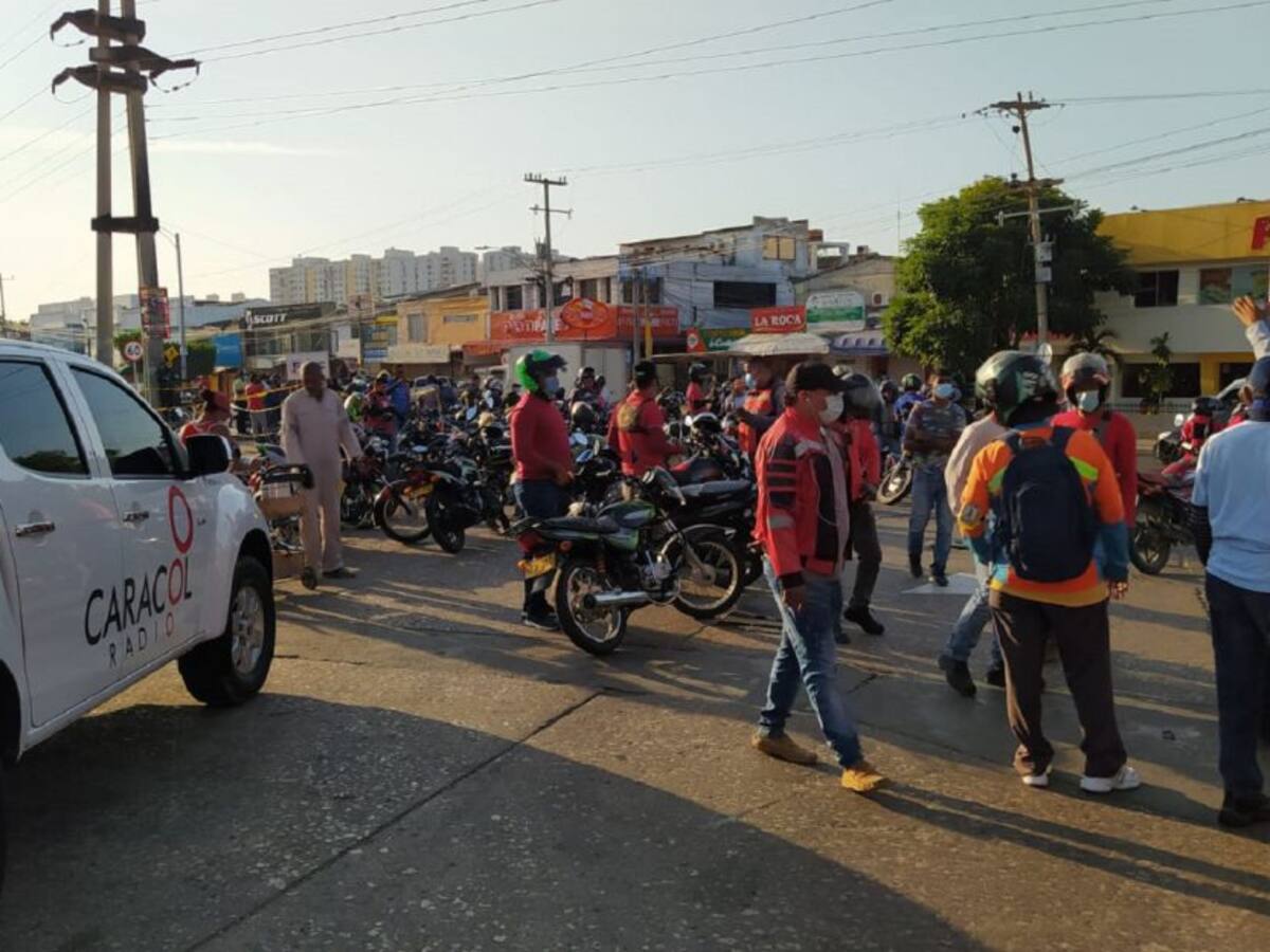 Motociclistas protestarán este lunes en Cartagena desde la Bomba El Amparo