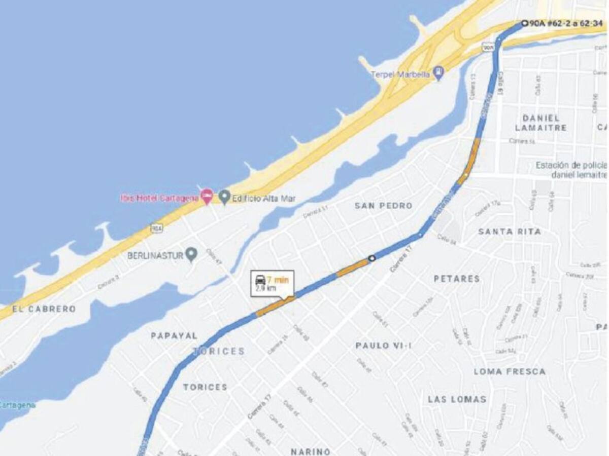 Ciclovía dominical en Cartagena se trasladará a la Avenida Santander