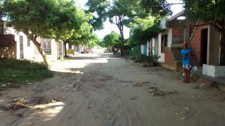 Sector del barrio Los Olivos, Barranquilla