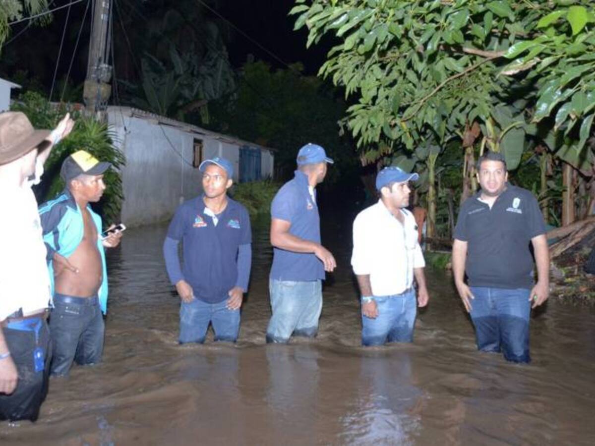 Más de 3 mil personas afectadas por lluvias en Guachaca, área rural de Santa Marta