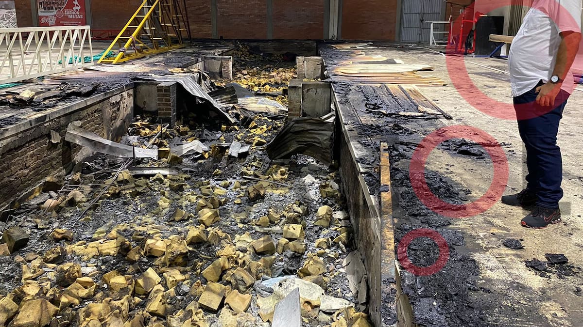 “Aseguradora no nos quiere responder”: Jairo Cadena por incendio en Coliseo Menor