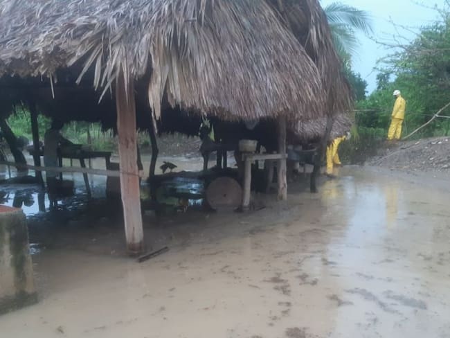 Seis barrios y un corregimiento de San Pedro inundados por lluvias