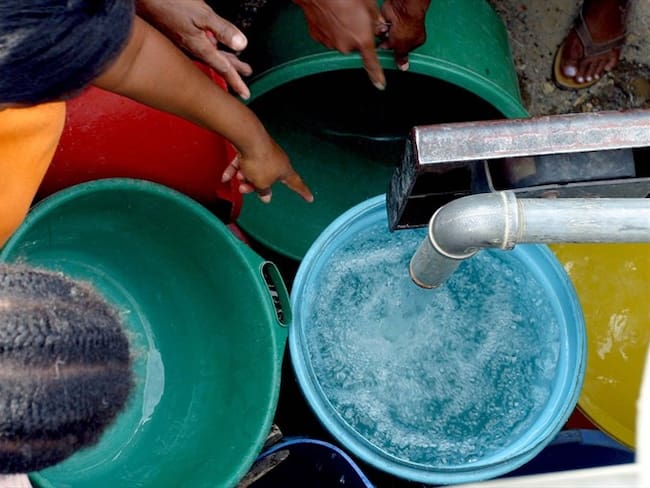 141 millones de litros de agua fueron entregados durante calamidad pública en Santa Marta. Foto: Colprensa