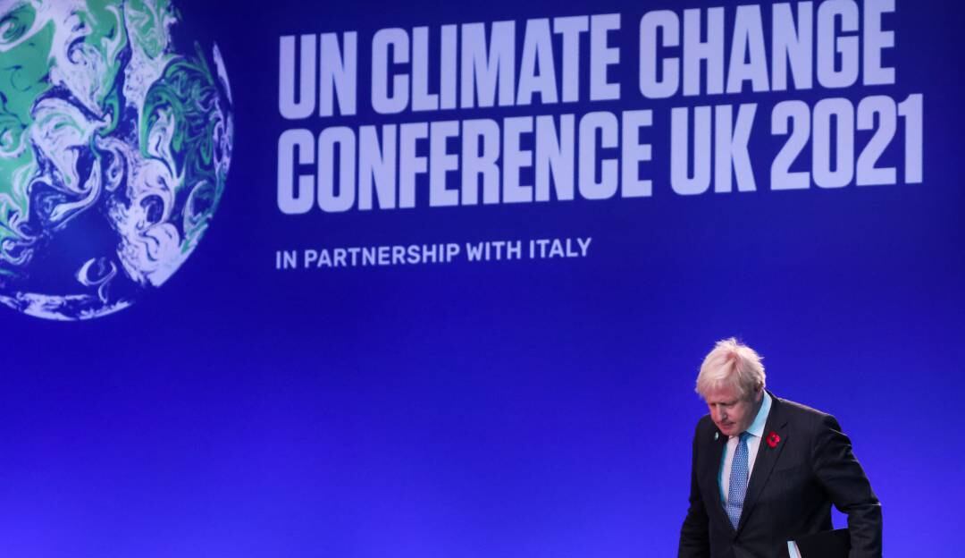 El primer Ministro británico, Boris Johnson, pidió que la COP26 sea “el principio del fin” de la lucha contra el cambio climático.