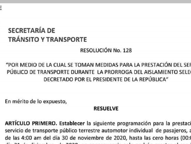 Nuevas medias para el servicio de transporte público