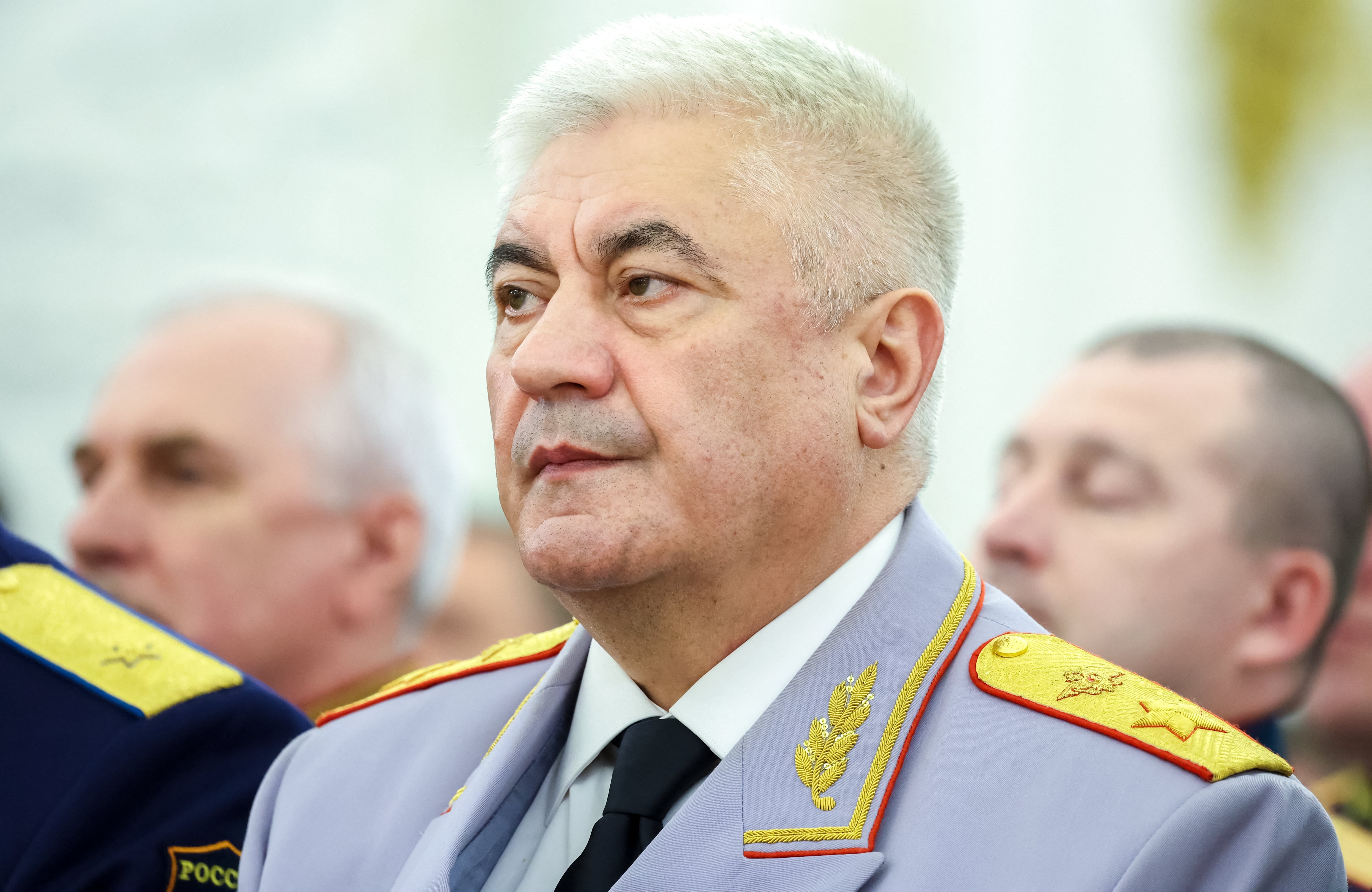 El ministro del Interior de Rusia, Vladímir Kolokóltsev. Foto: Alexander KAZAKOV / POOL / AFP