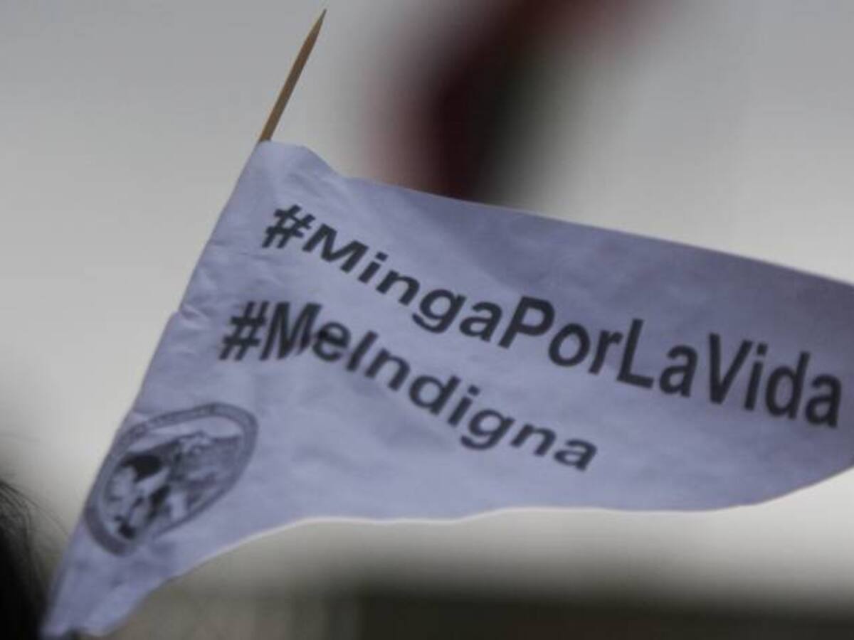 Acuerdan mesa de diálogo con minga indígena para revisar avances de compromisos