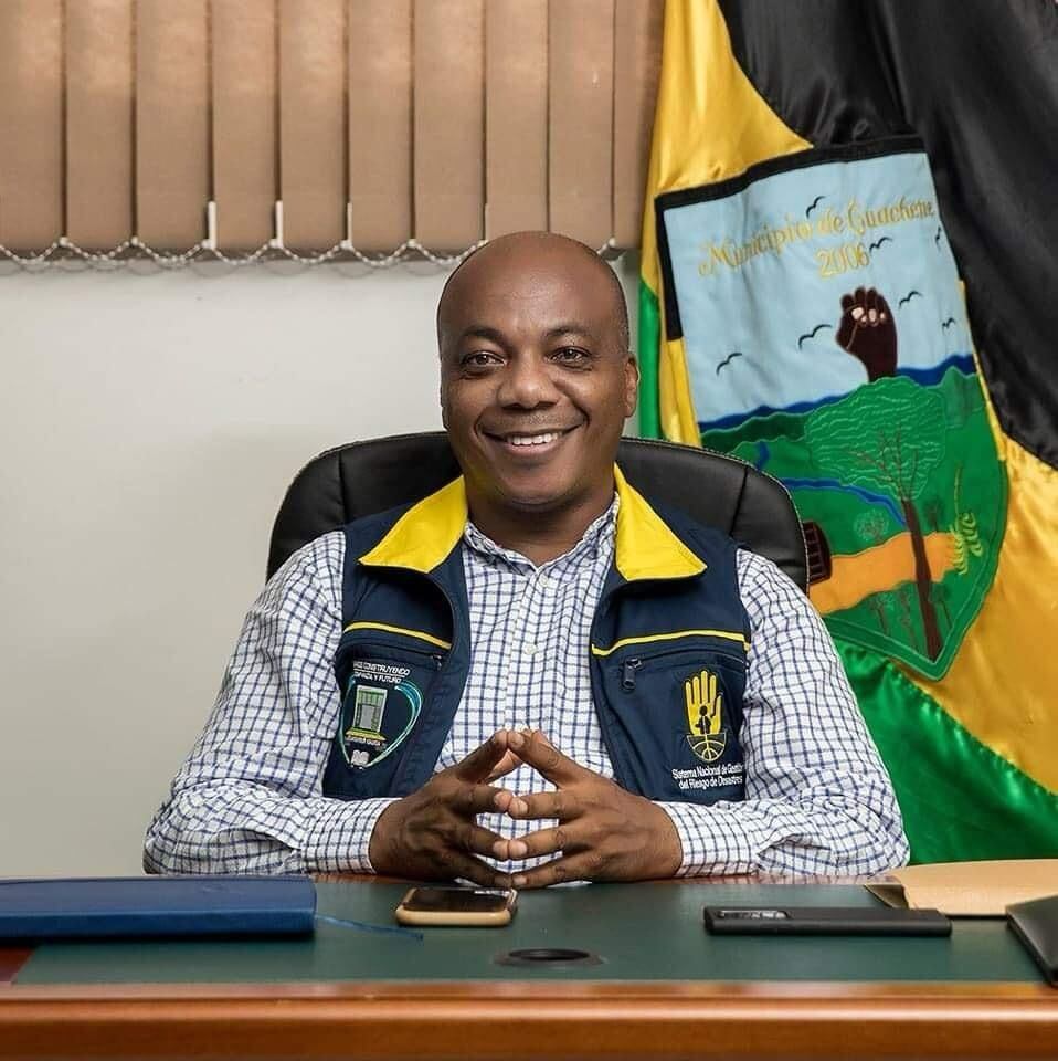 Alcalde de Guachené, Cauca, Elmer Abonia. Foto: Suministrada.