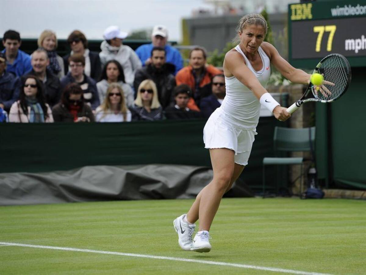 La quinta siembra del torneo, la italiana Sara Errani fue eliminada por la puertorriqueña Mónica Puig, 3-6, 2-6.