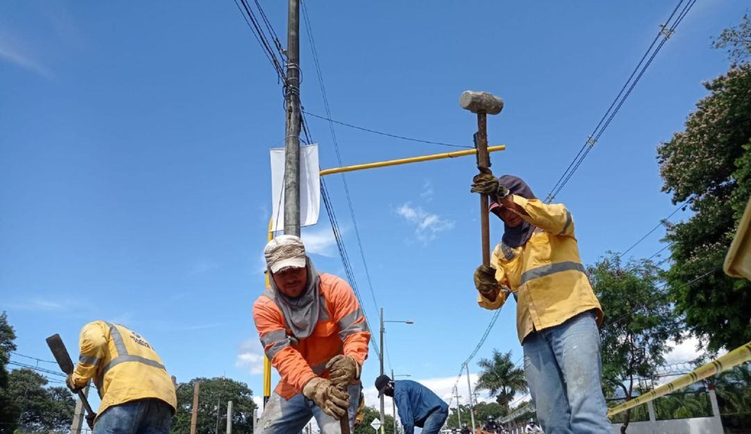 Recuperación malla vial Ibgué 