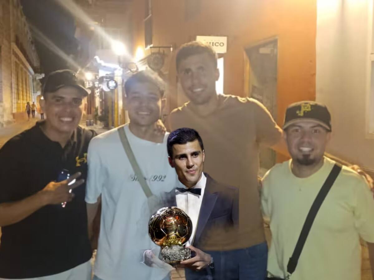 ‘Rodri’ visitó Cartagena y compartió con artistas callejeros en el centro histórico