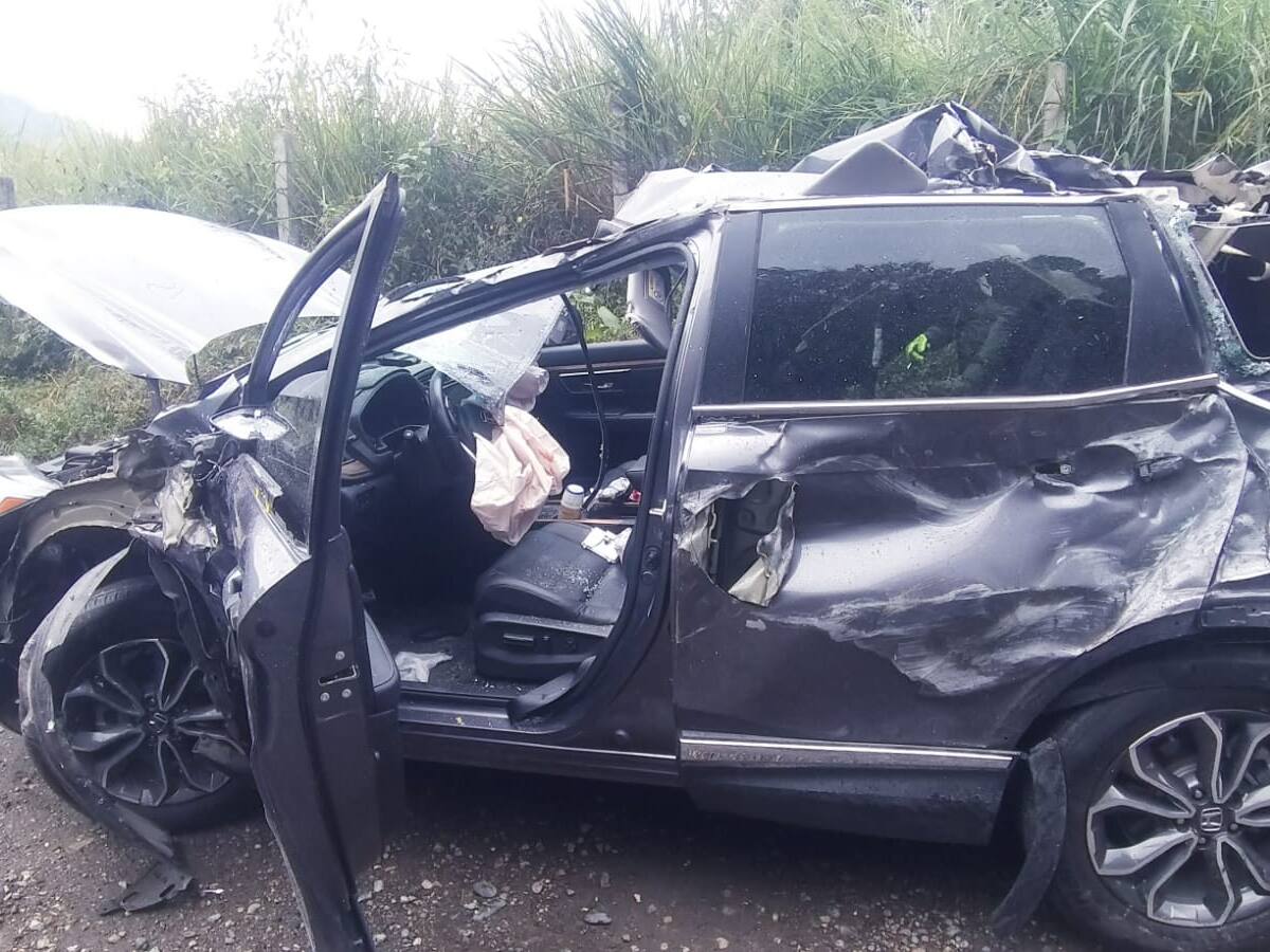 Tres heridos dejó accidente de tránsito en la vía Ibagué-Cajamarca en Tolima