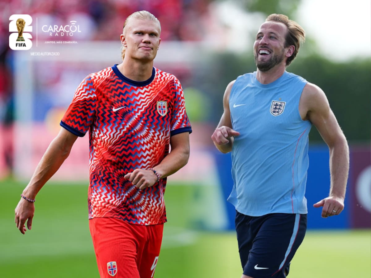 Haaland - Kane: Prográmese con Noruega vs Inglaterra en cuartos de final de la Copa del Mundo 2026