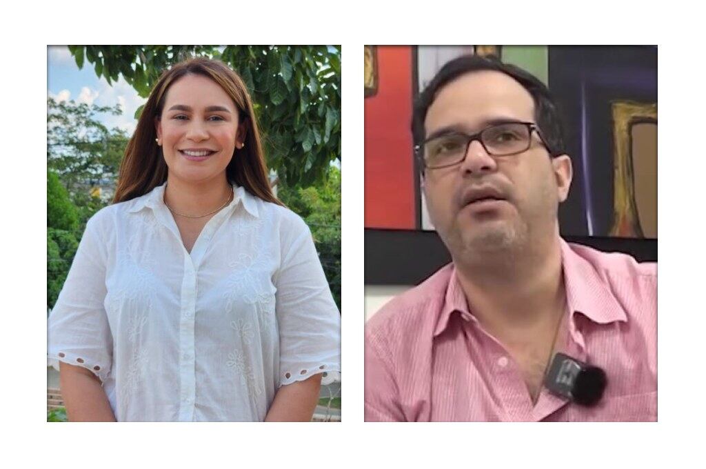 Iris Spath y Daniel Patrón.