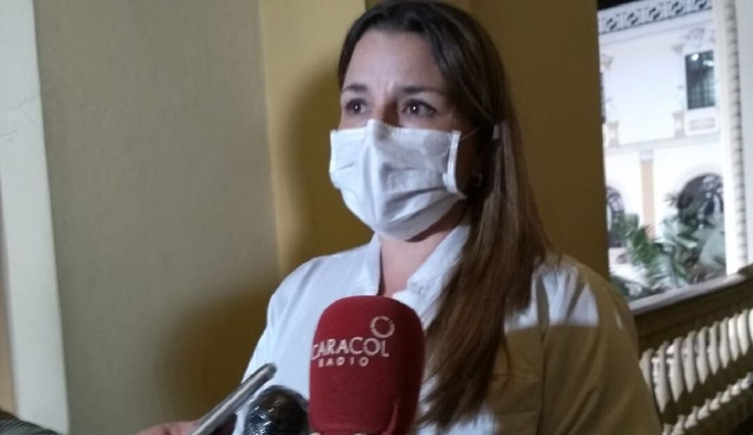 Jimena Aristizábal López, exdirectora de la Territorial de Salud de Caldas