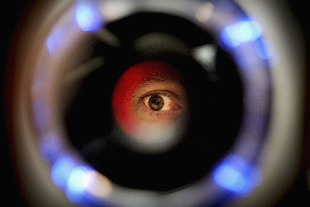 Escaneo de iris. Foto: Ian Waldie / Getty Images