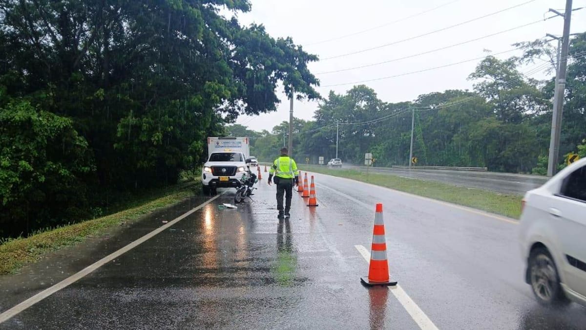Dos heridos en accidente de tránsito entre Cartagena y Barranquilla