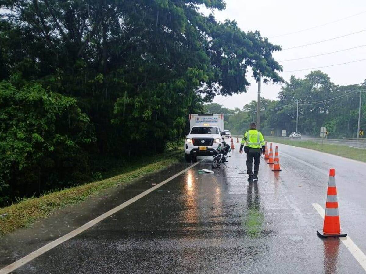 Dos heridos en accidente de tránsito entre Cartagena y Barranquilla