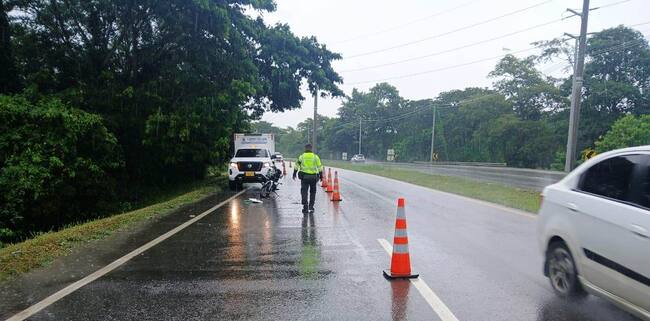 Dos heridos en accidente de tránsito entre Cartagena y Barranquilla