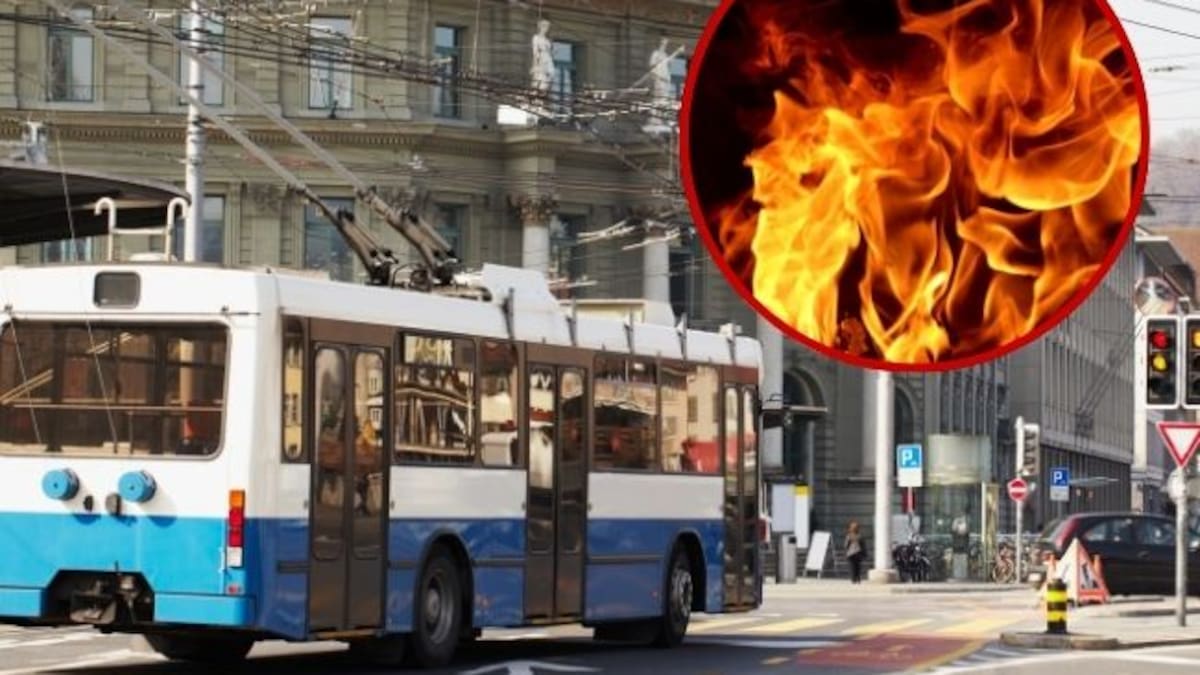 Indicios apuntan a que un hombre se prendió fuego en autobús en Suiza