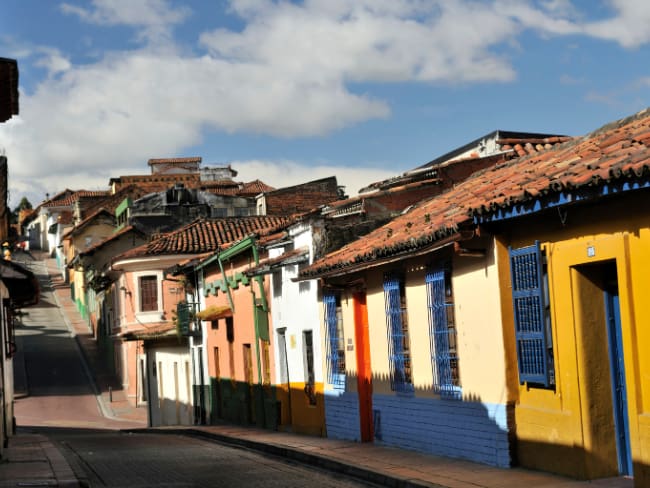 Barrio la Candelaria centro de Bogotá/gettyimages