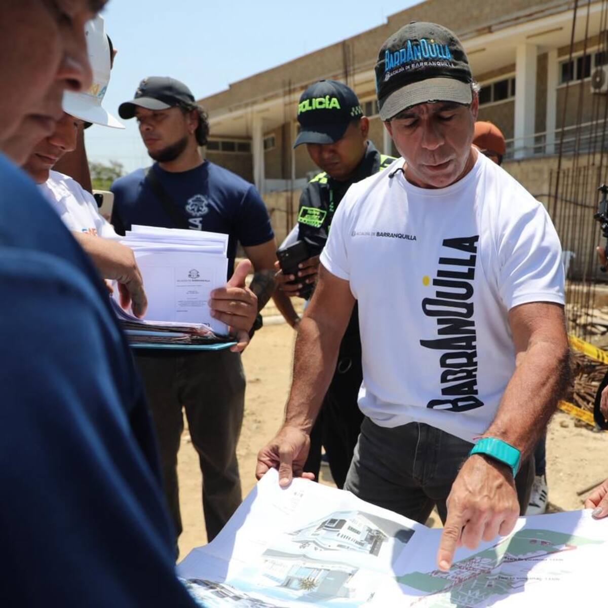 Megaestación de Policía en El Bosque: avances y entrega de equipos de última tecnología