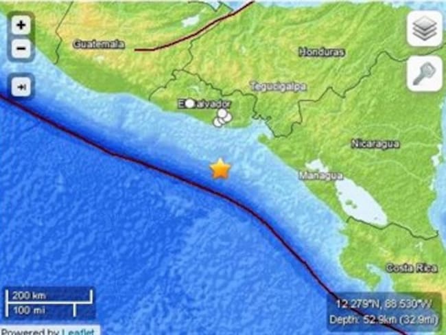 Descartan posible tsunami por sísmo de 7,4 grados frente a El Salvador