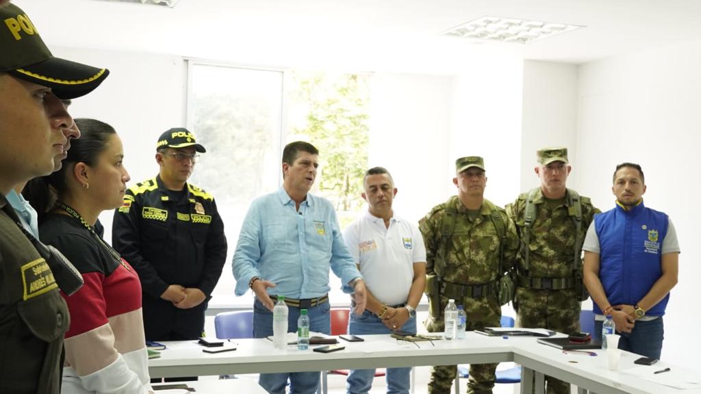 Consejo extraordinario de seguridad - Gobernación de Risaralda