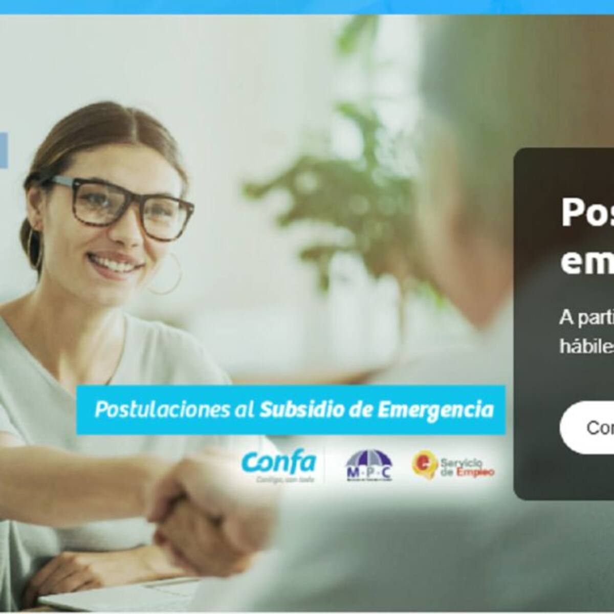 Abren proceso de postulación para el subsidio de emergencia para el cesante