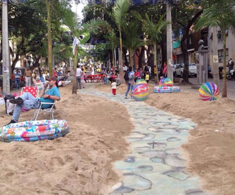 Avenida La Playa del centro de Medellín