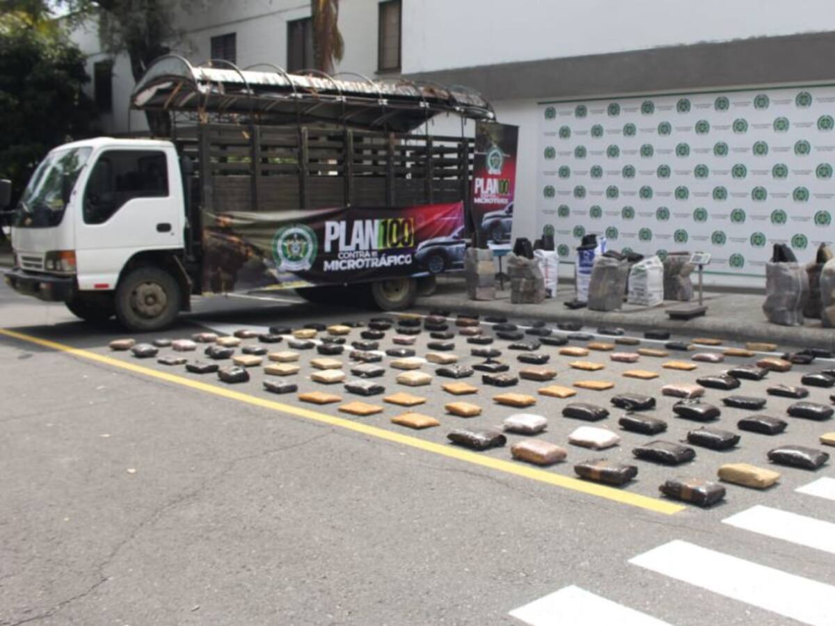 Incautan media tonelada de marihuana en Ibagué