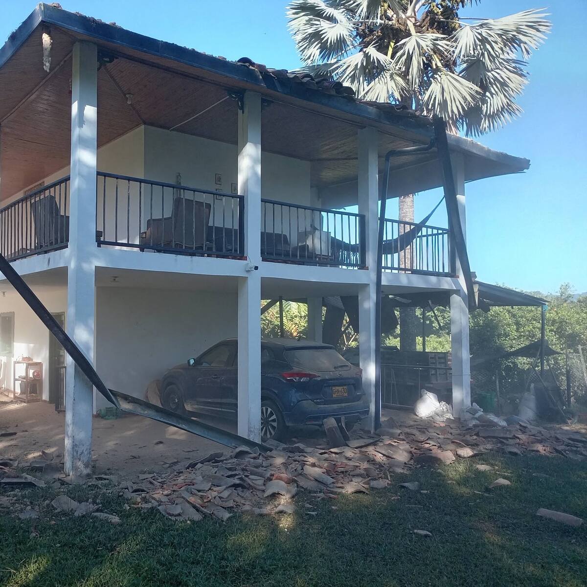Familia santandereana resultó afectada tras terremoto en Quimbaya, Quindio